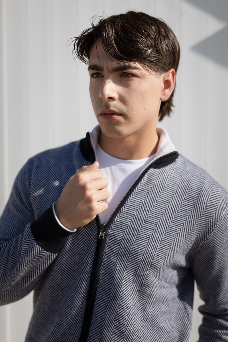 Cardigan Double Spiga